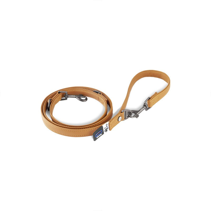 Curli Apple Leather Adjustable Dog Leash