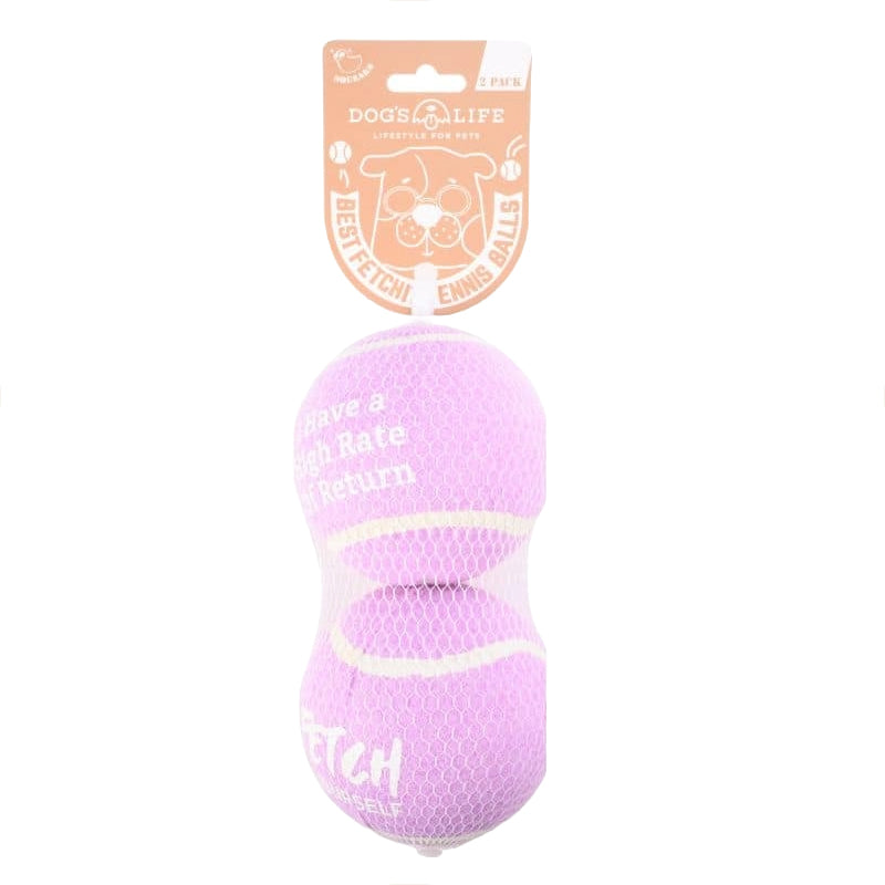 Dog's Life Best Fetch-it Tennis Balls Large 2 pack