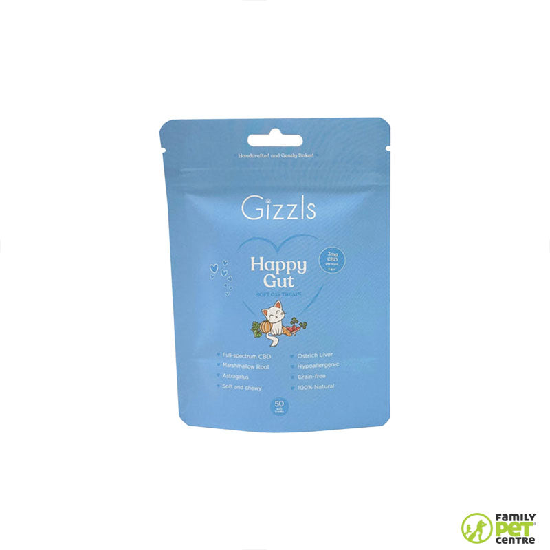 Gizzls Happy Gut Soft Cat Treats