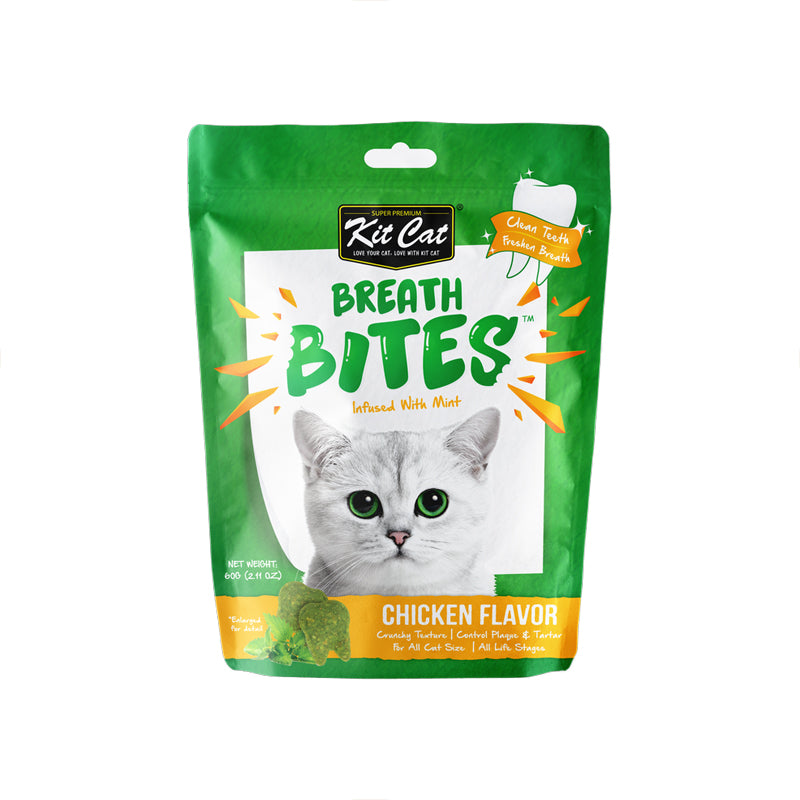 Kit Cat BreathBites Infused with Mint 60g