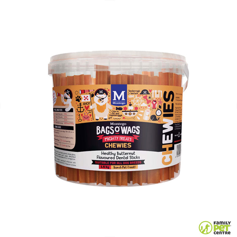 Montego Bags O' Wags Chewies Dog Treats - Dental Sticks