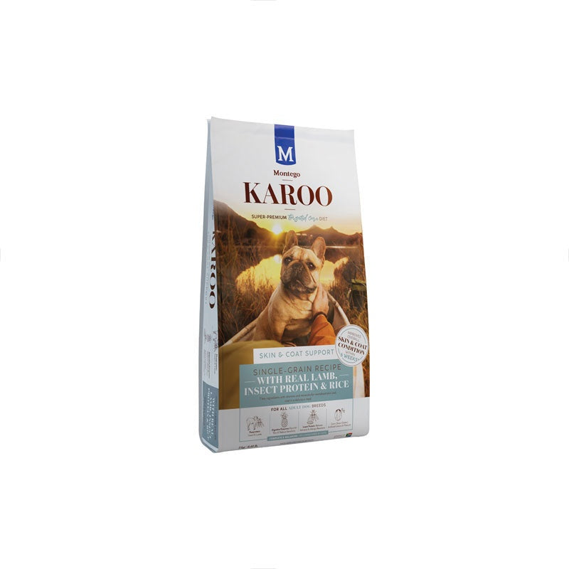 Montego Karoo Adult Lamb & Insect Skin & Coat Dog Food