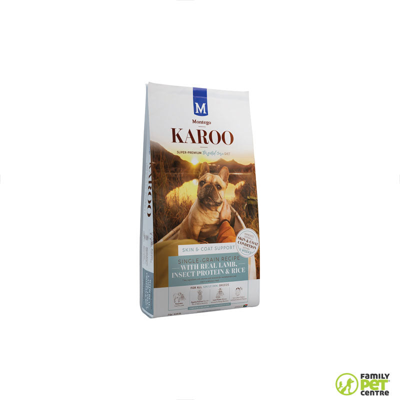 Karoo Adult Lamb & Insect Skin & Coat Dog Food