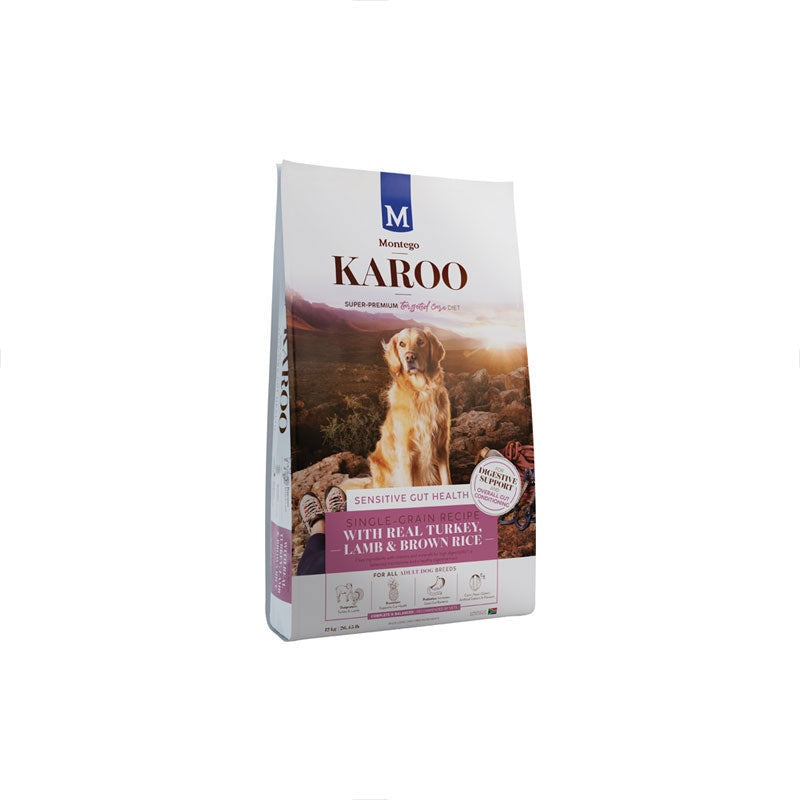 Montego Karoo Adult Turkey & Lamb Sensitive Gut Dog Food
