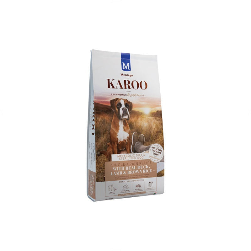 Montego Karoo Adult Duck & Lamb Metabolic & Sterilised Dog Food