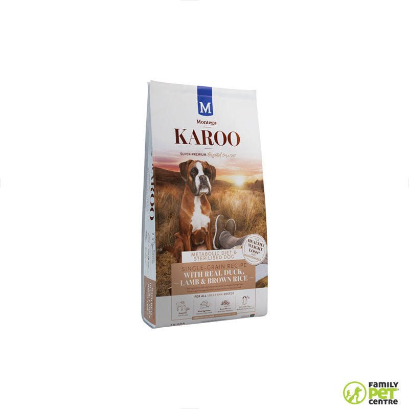 Karoo Adult Duck & Lamb Metabolic & Sterilised Dog Food