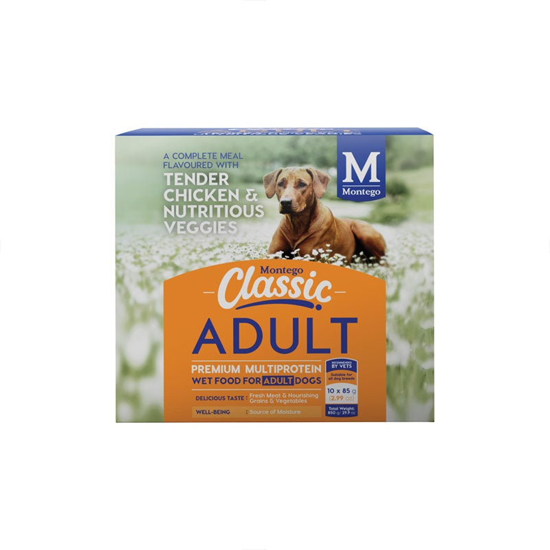 Montego Classic Canned Adult Dog Food Tender Chicken & Nutritious Veggies