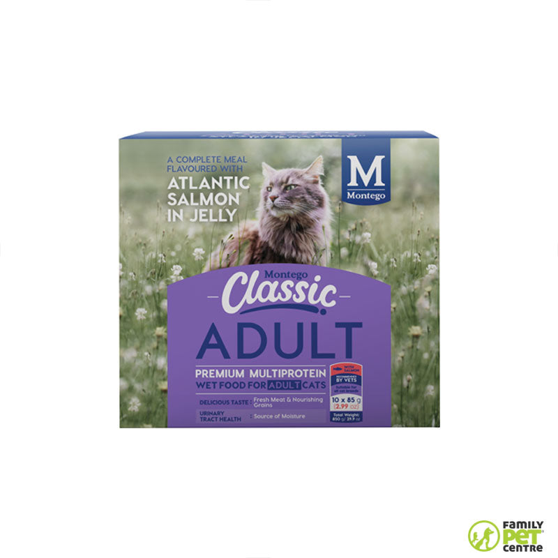 Montego Classic Adult Cat Wet Food - Salmon