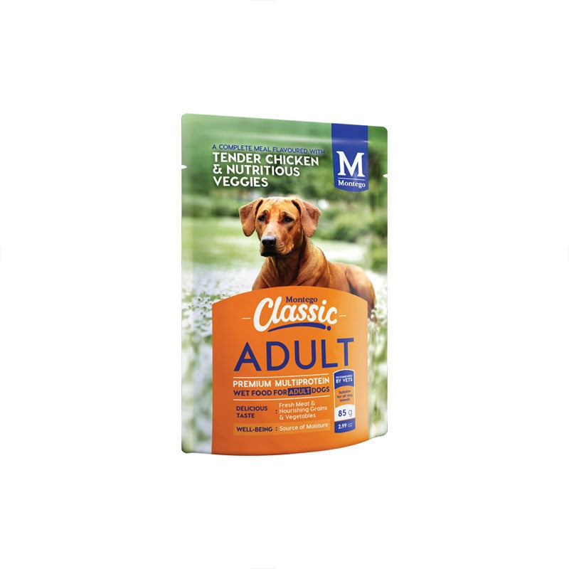 Montego Classic Canned Adult Dog Food Tender Chicken & Nutritious Veggies