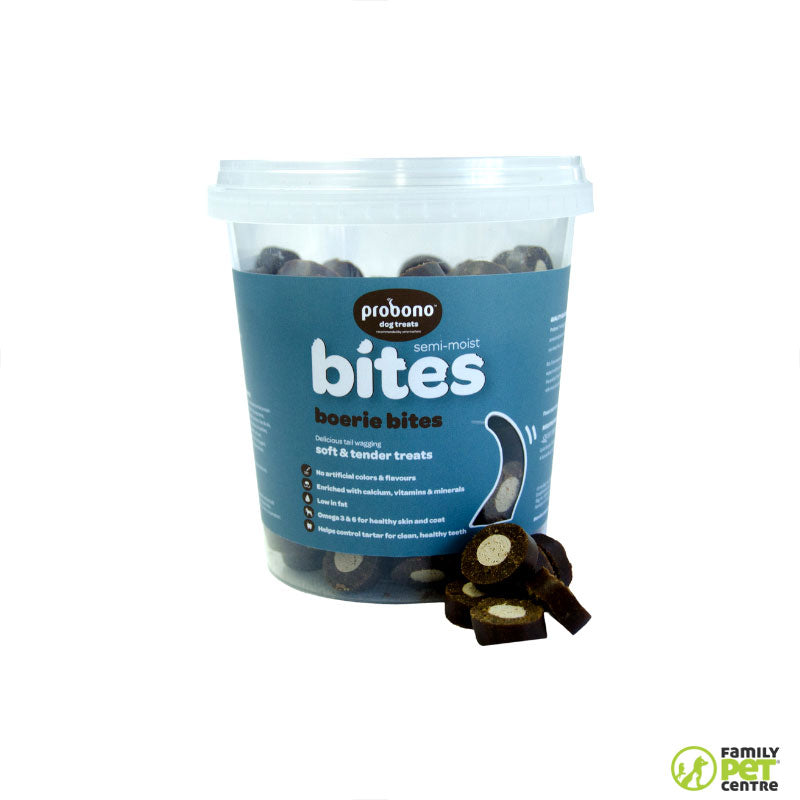 Probono Semi-Moist Boerie Bites Dog Treats