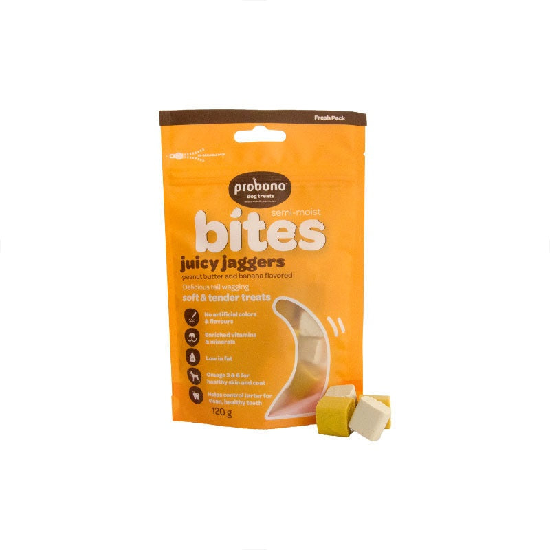 Probono Semi-Moist Juicy Jaggers Dog Treats