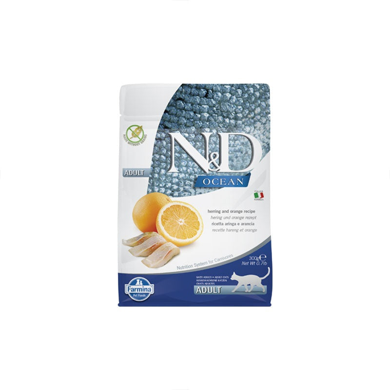 Farmina Prime Adult Cat Food Herring & Orange