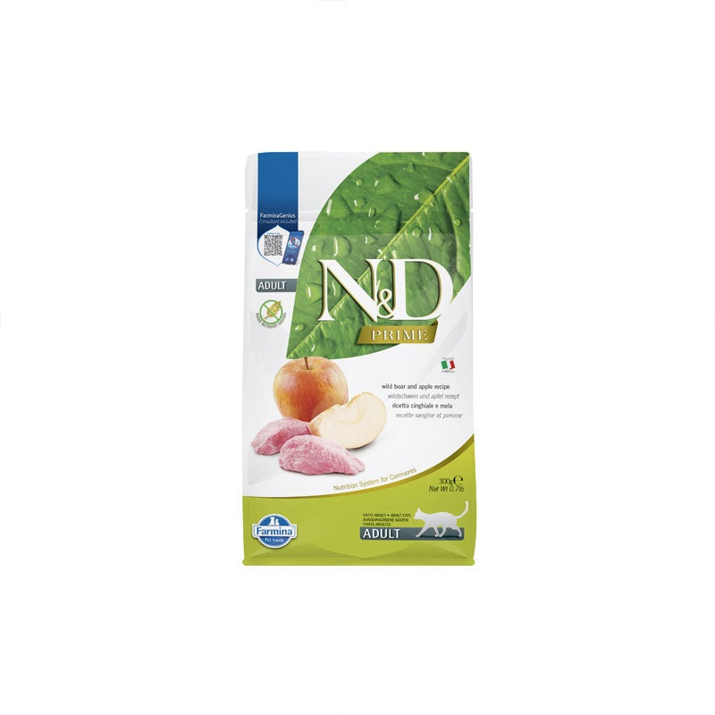 Farmina Prime Adult Cat Food Wild Boar & Apple