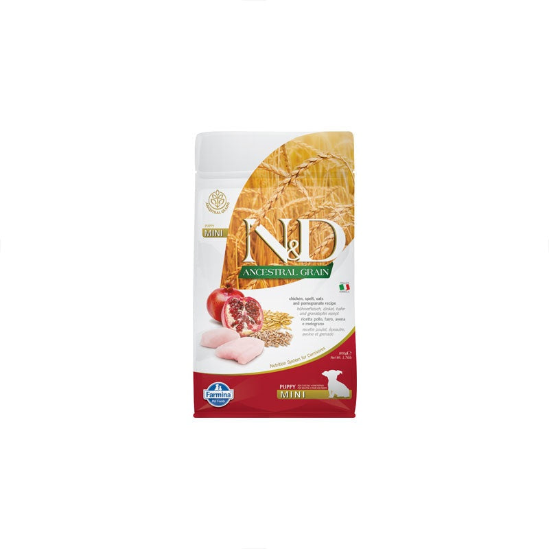Farmina Ancestral Puppy Dog Food Chicken, Spelt Oats & Pomegranate Mini