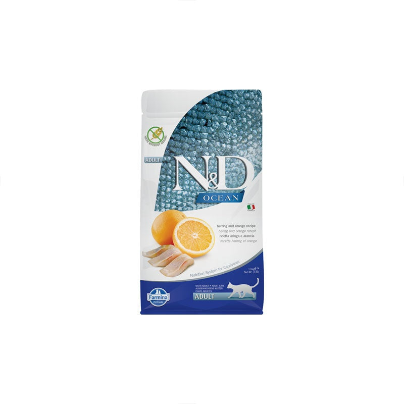 Farmina Prime Adult Cat Food Herring & Orange