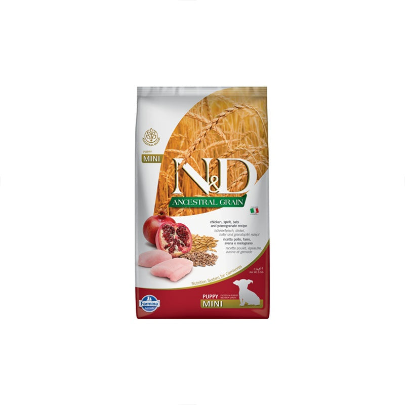 Farmina Ancestral Puppy Dog Food Chicken, Spelt Oats & Pomegranate Mini