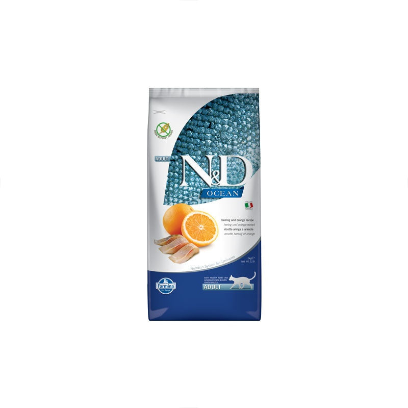Farmina Prime Adult Cat Food Herring & Orange