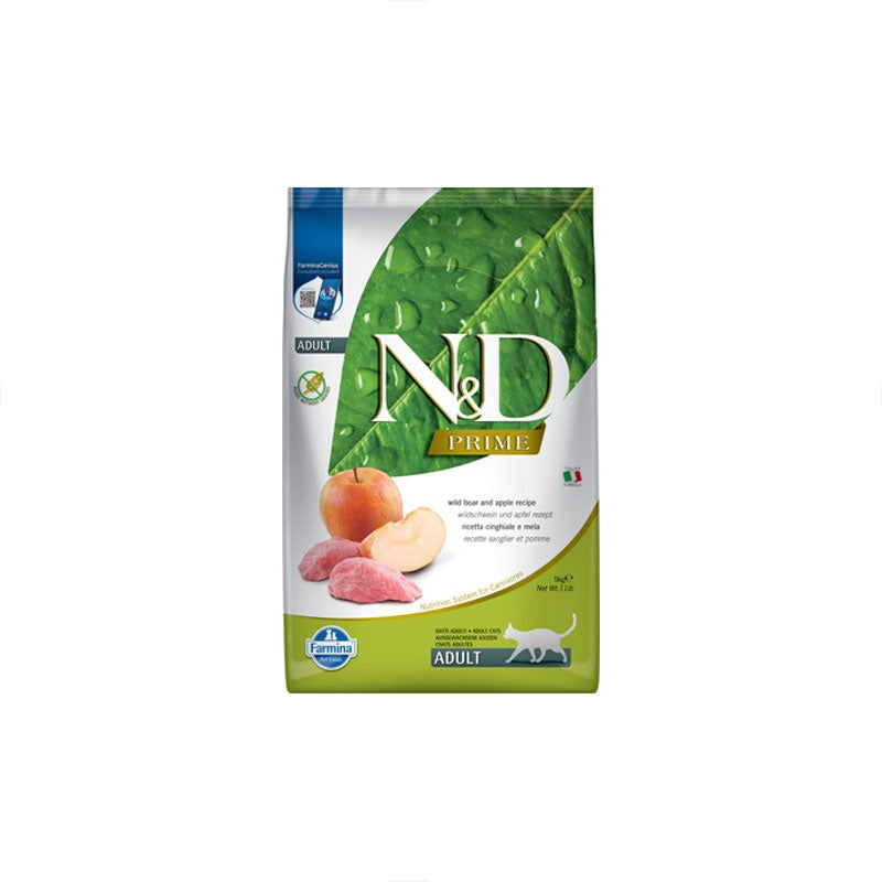 Farmina Prime Adult Cat Food Wild Boar & Apple