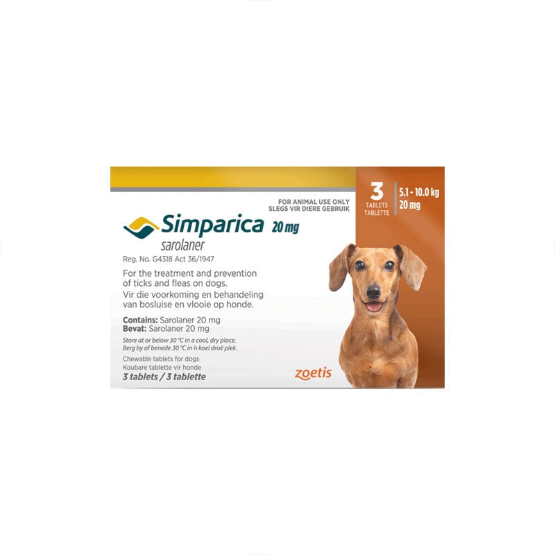 Simparica Chew Tablets For Dogs