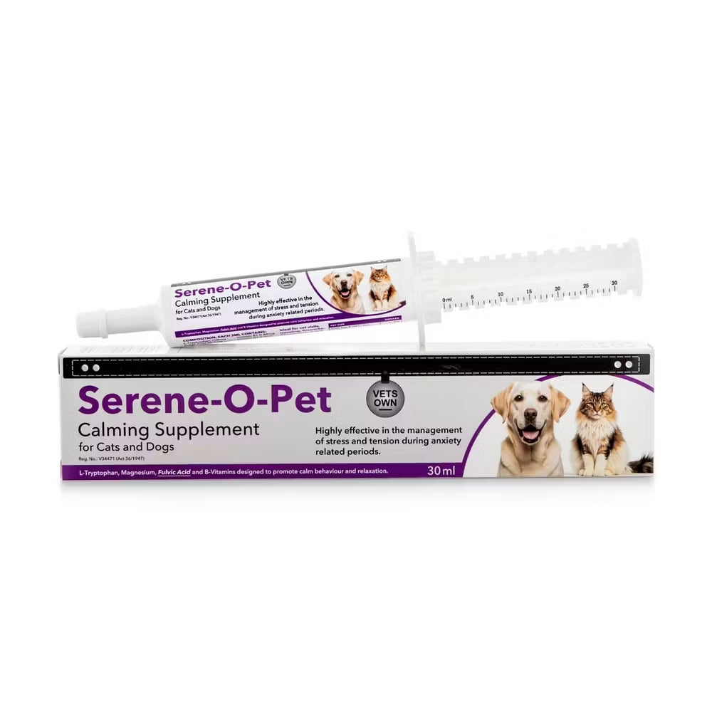 Vets Own Serene-O-Pet Calming Supplement 30ml