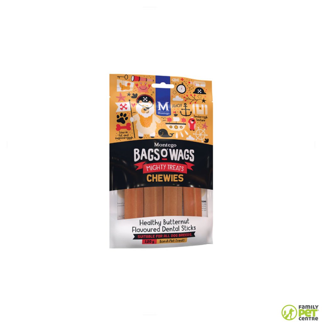 Montego Bags O' Wags Chewies Dog Treats - Dental Sticks