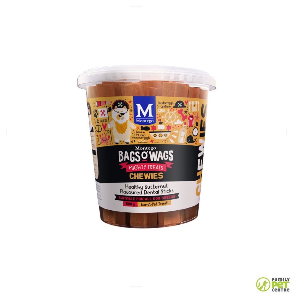 Montego Bags O' Wags Chewies Dog Treats - Dental Sticks