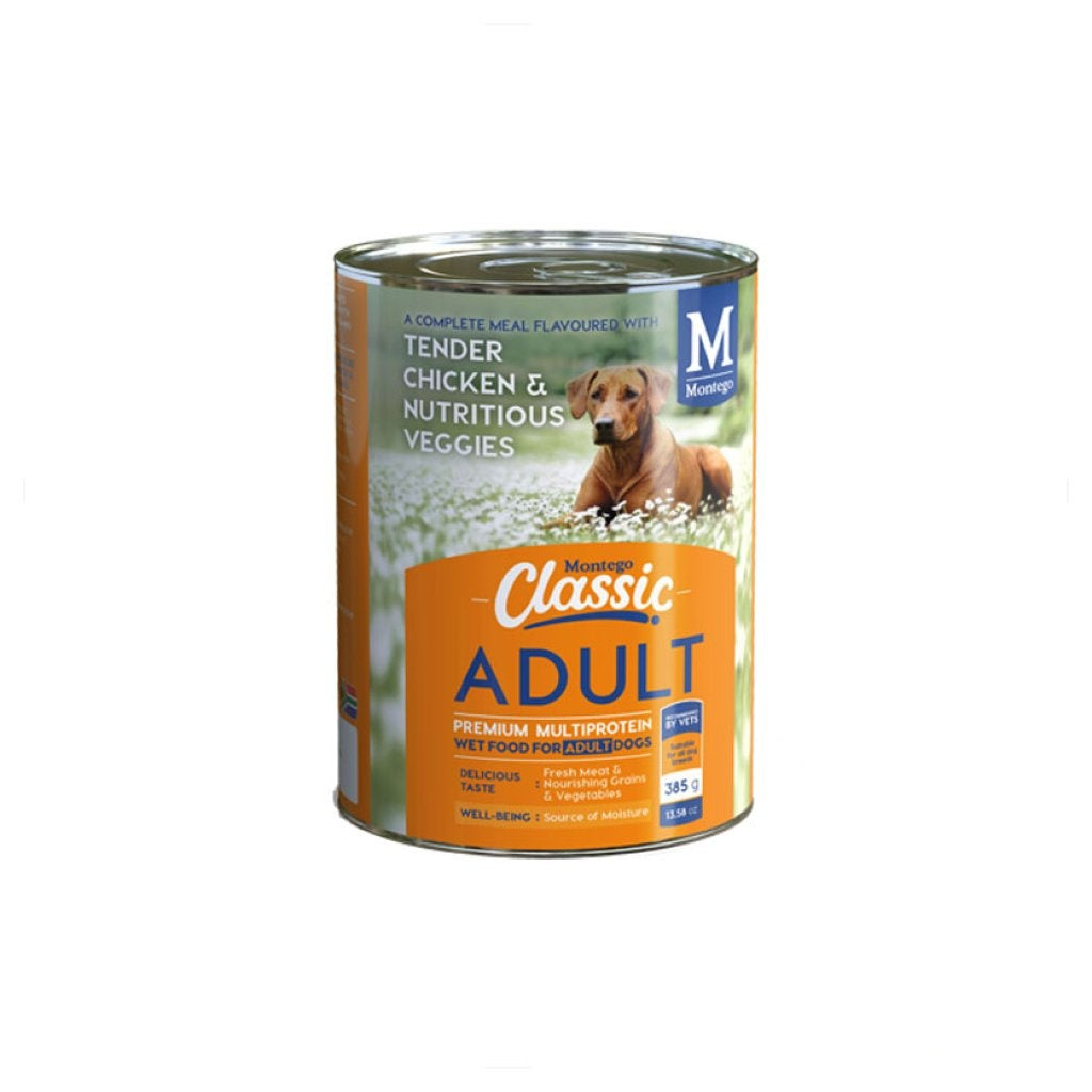 Montego Classic Canned Adult Dog Food Tender Chicken & Nutritious Veggies