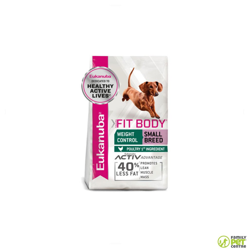 Eukanuba Fit Body Weight Control Small Breed Adult Dog Food