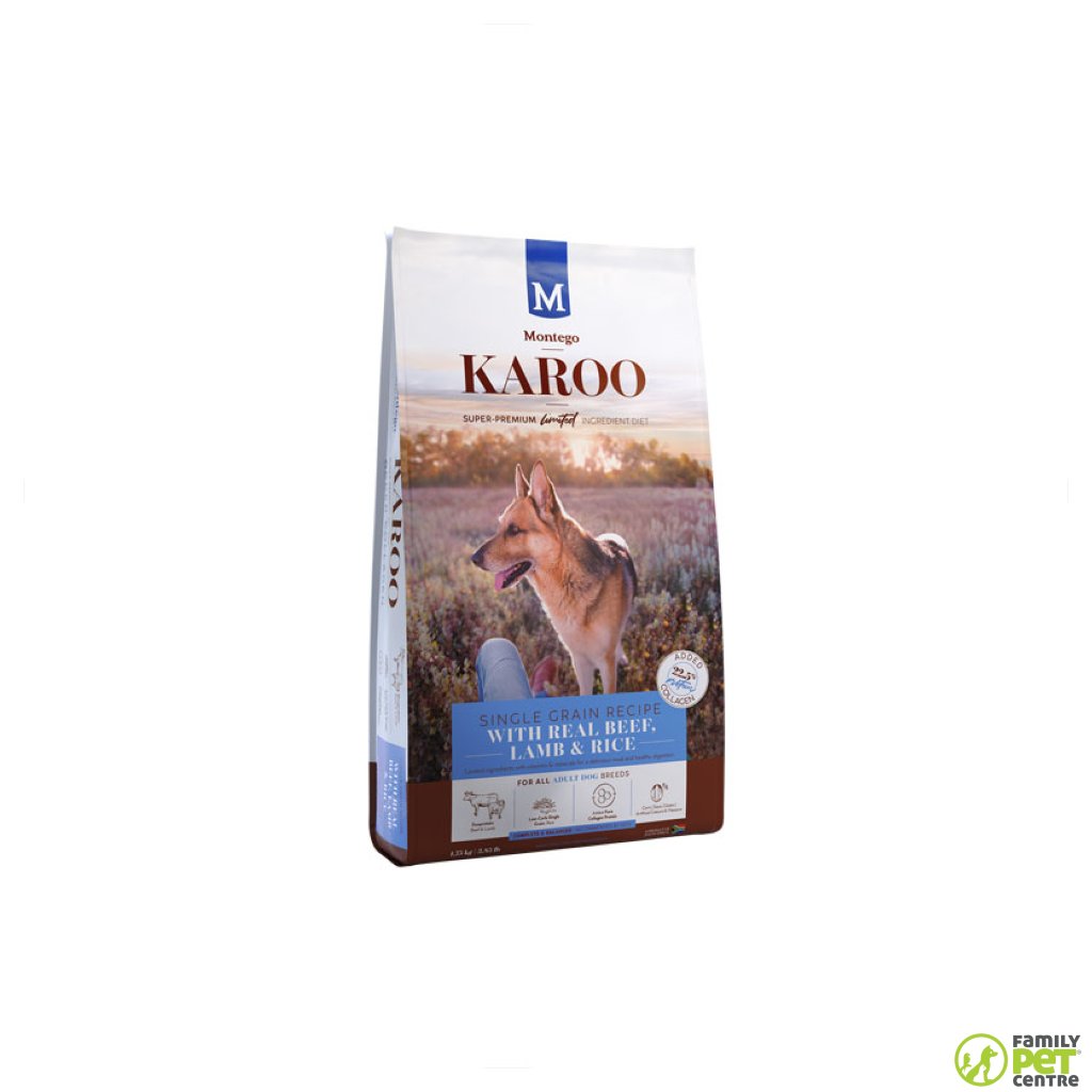 Montego Karoo Adult Dog Food Beef & Lamb