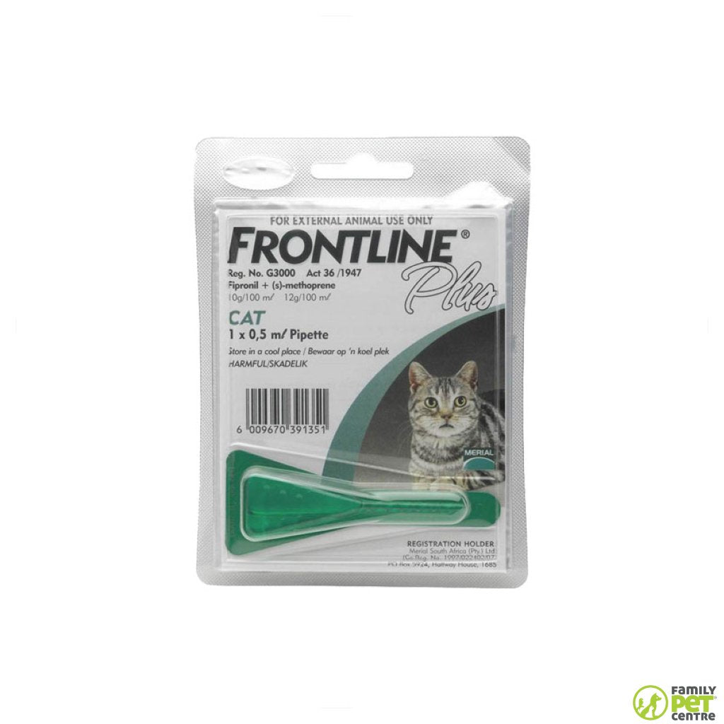 Frontline Plus Tick & Flea Spot On Treatment For Cats