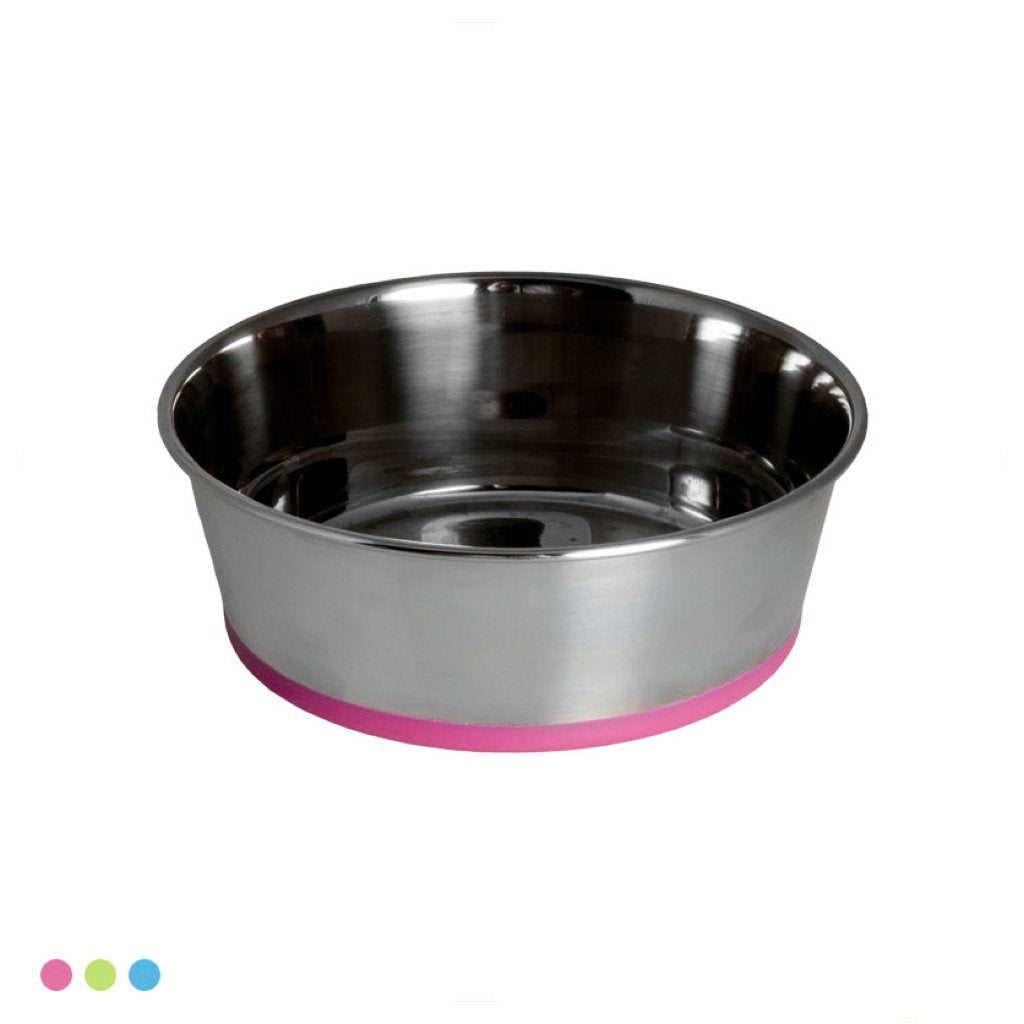 Rogz Stainless Steel Slurp Dog Bowl