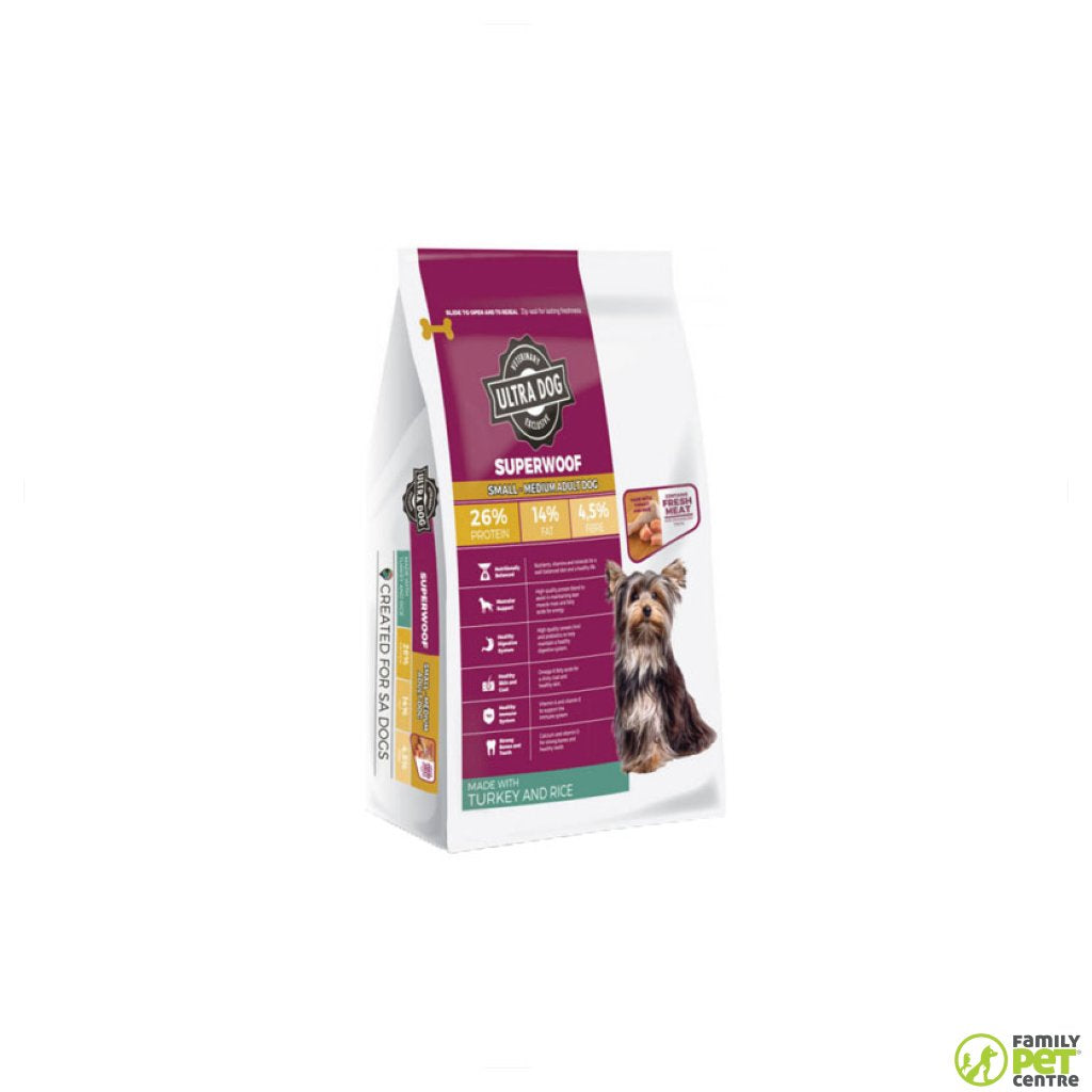 Ultra Dog Superwoof Small Medium Adult Dog Food