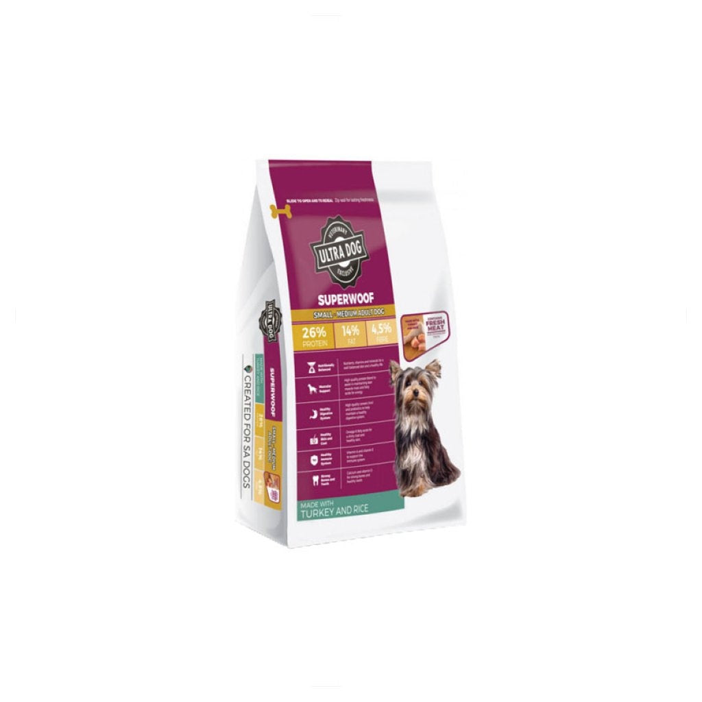Ultra Dog Superwoof Small Medium Adult Dog Food