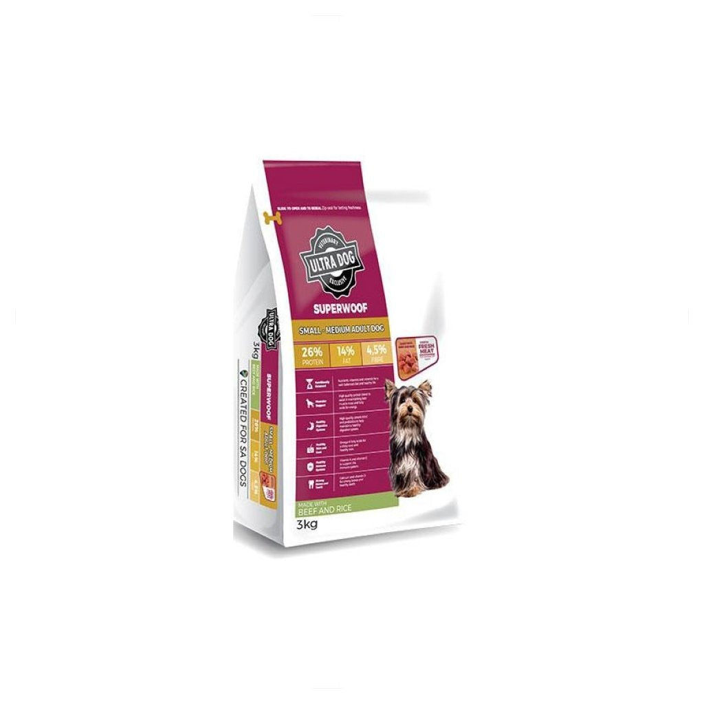 Ultra Dog Superwoof Small Medium Adult Dog Food