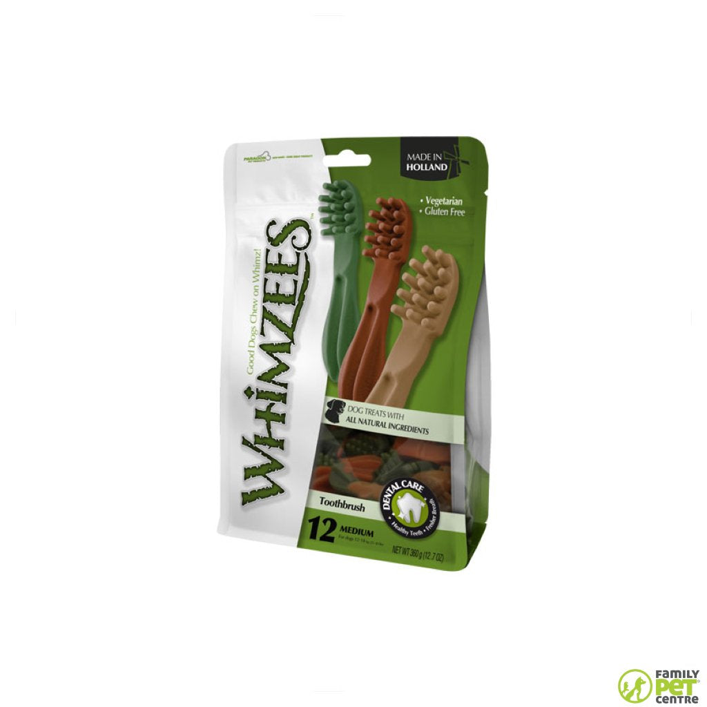 Whimzees Toothbrush Value Bag Dog Treat