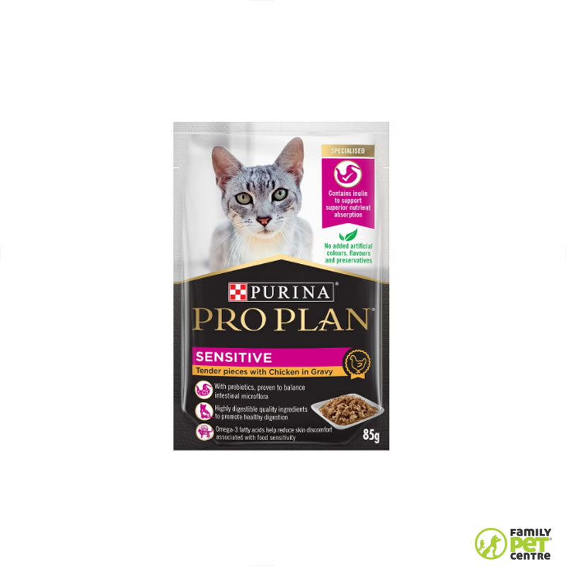 Purina Adult Sensitive Chicken in Gravy Wet Cat Food