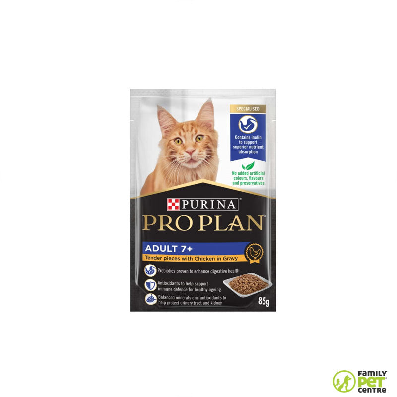 Purina Adult 7+ Chicken in Gravy Wet Cat Food