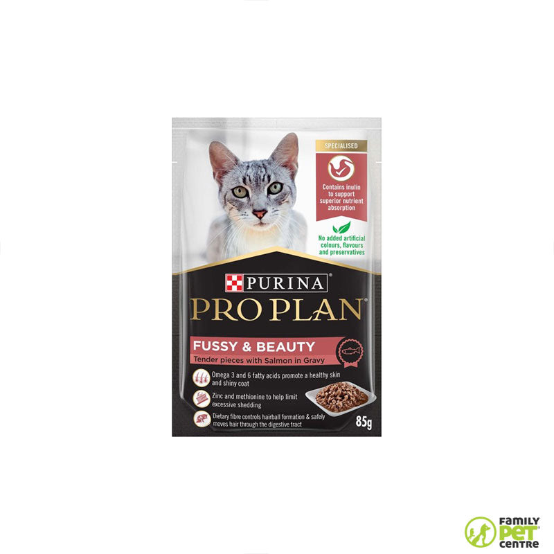 Purina Fussy Beauty Adult Salmon in Gravy Wet Cat Food