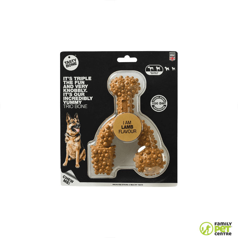 Tasty Bone Dog Chew Toy Lamb Chop