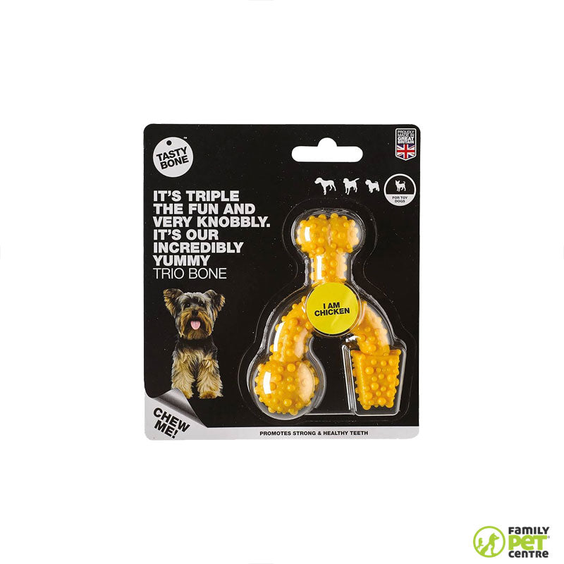 Tasty Bone Dog Chew Toy Braai Chicken