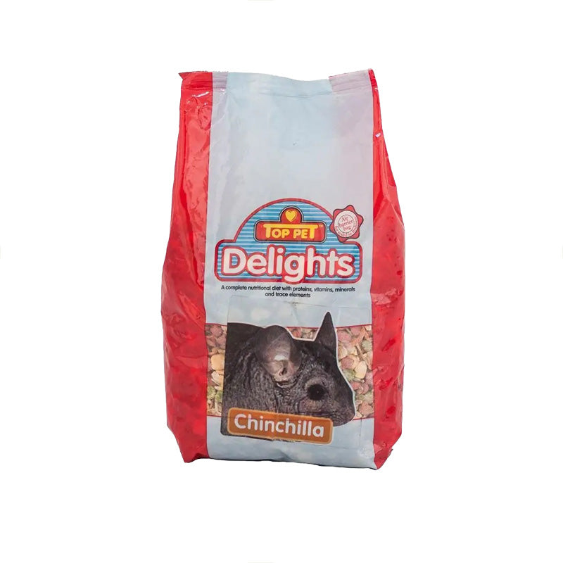 AVI Top Pets Delights Small Pet Chinchilla Food 1kg