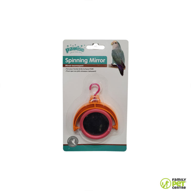 Pawise Spinning Mirror Bird Toy