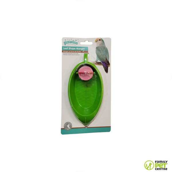 Pawise Leaf Shape Manger Bird Bath Family Pet Centre