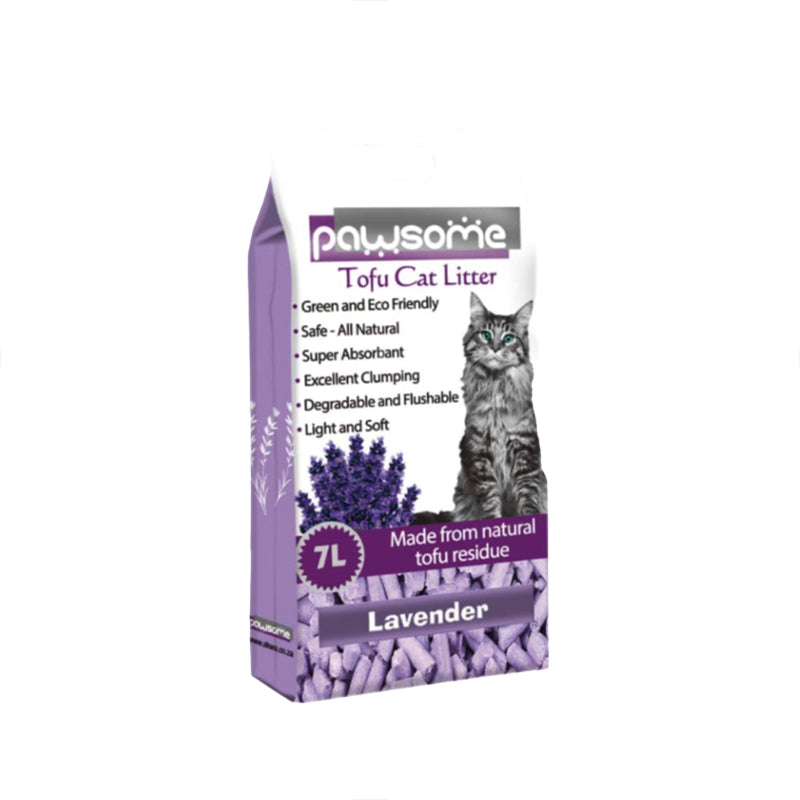 Pawsome Tofu Cat Litter 7L