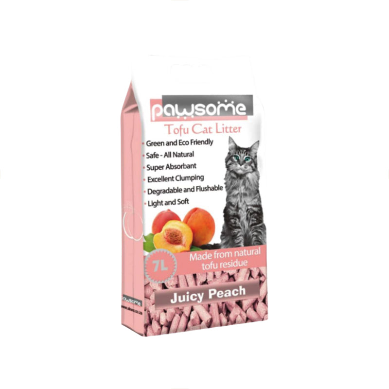 Pawsome Tofu Cat Litter 7L