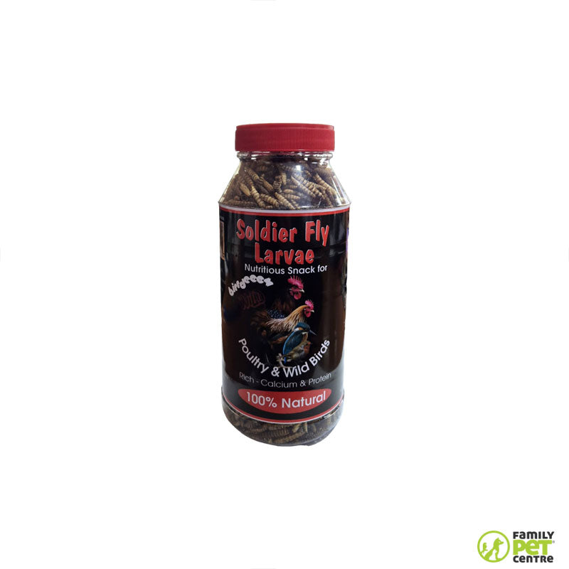 Birrdeez Soldier Fly Larvae Poultry & Wild Bird Treat