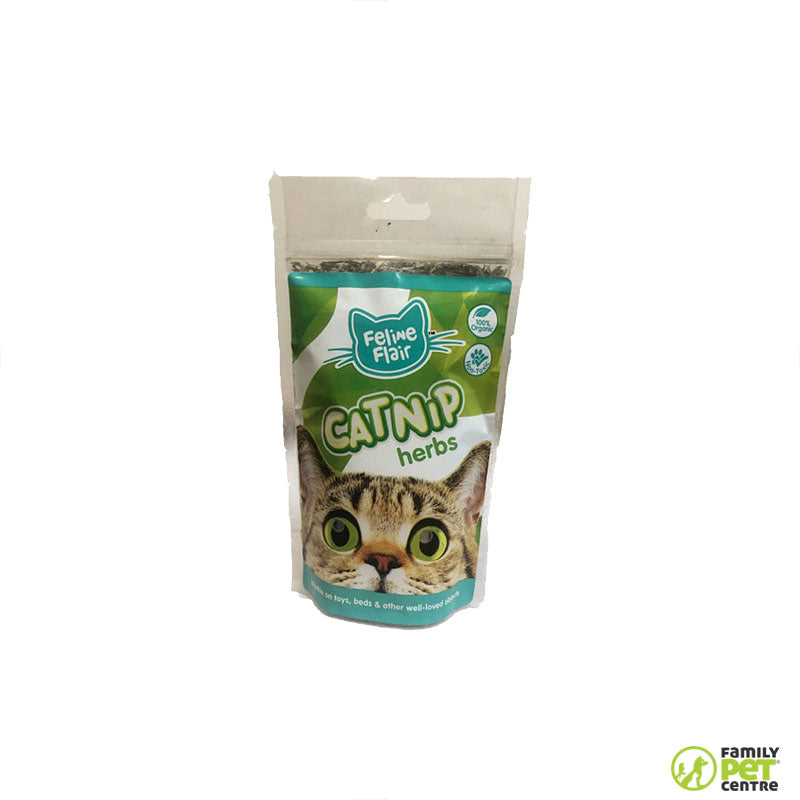 Feline Flair Catnip Herbs In Ziplock Bag