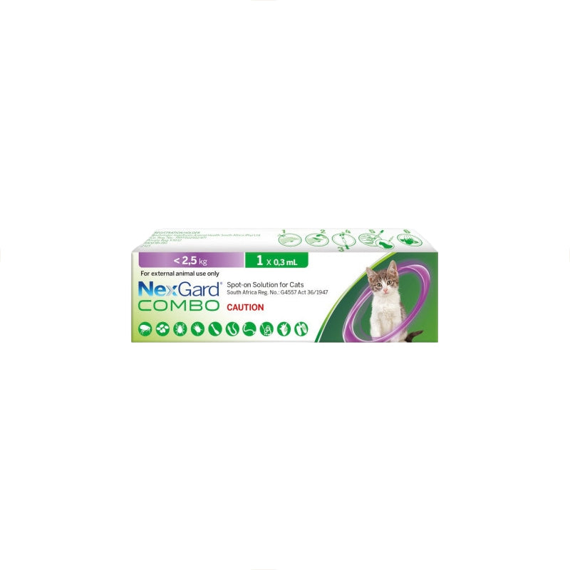 NexGard Combo Cat Tick & Flea Treatment Small