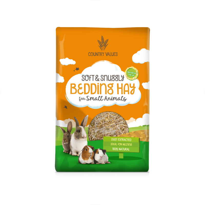 Country Values Soft & Snuggly Bedding Hay 1kg