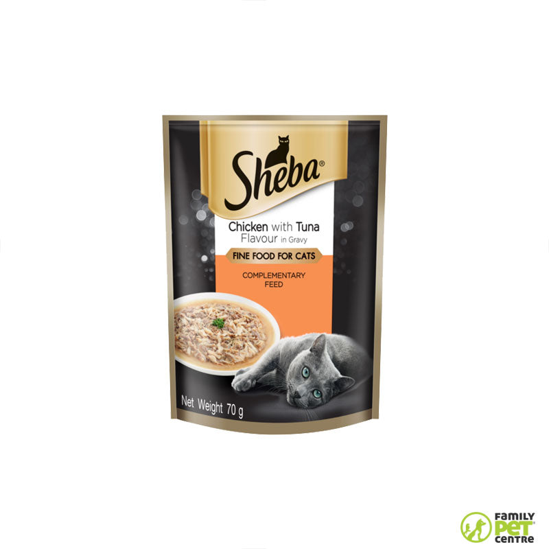 Sheba Chicken With Tuna In Gravy Cat Wet Food